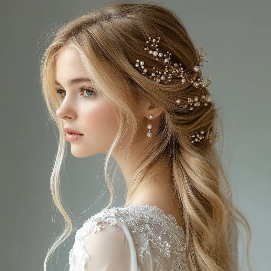 20. Boho Pearl Embellished Waves min
