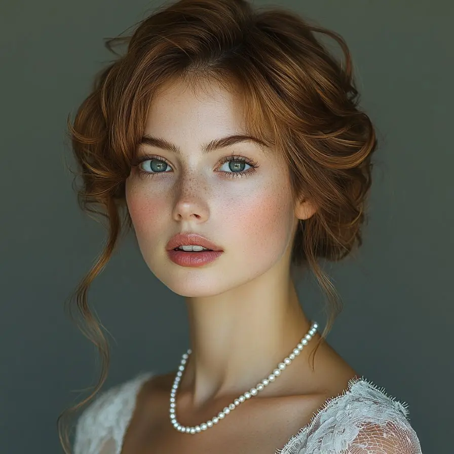 5. Classic Side Swept Pearl Hairstyle min