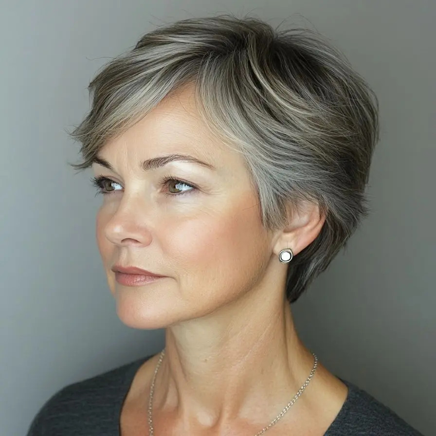 21. Soft Wedge Hairstyle for a Natural Look