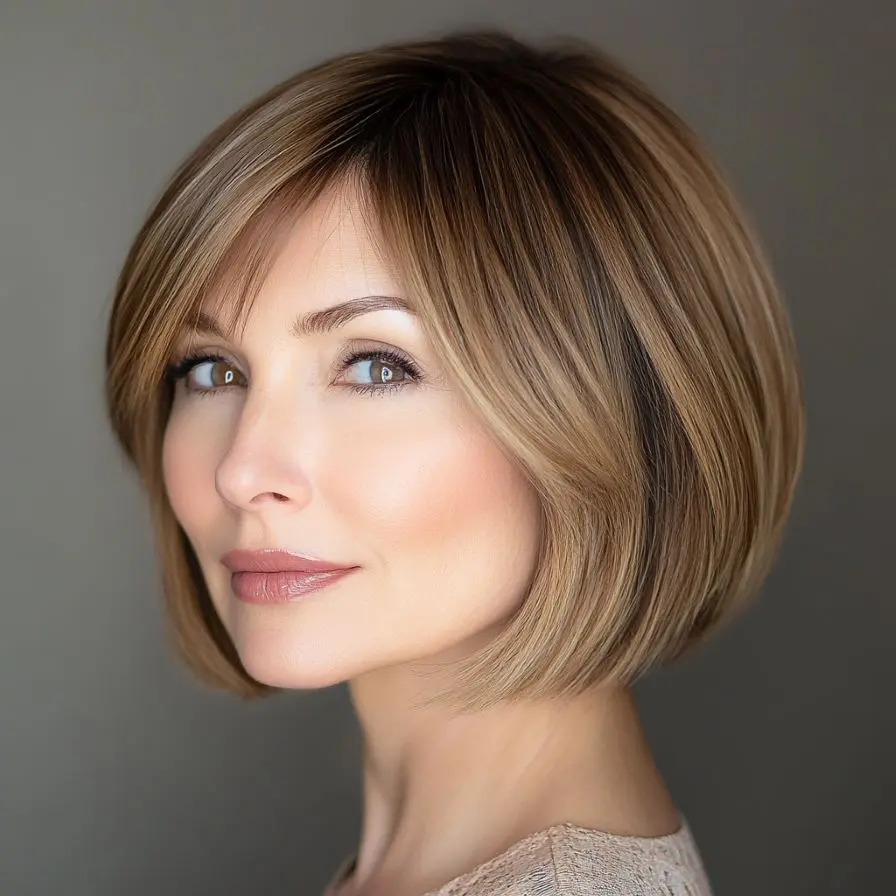 13.ShortBobwithSideSweptBangs