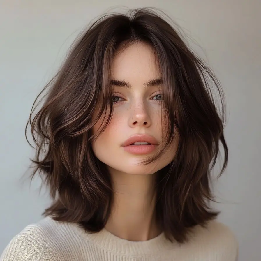 15. Face Framing Lob