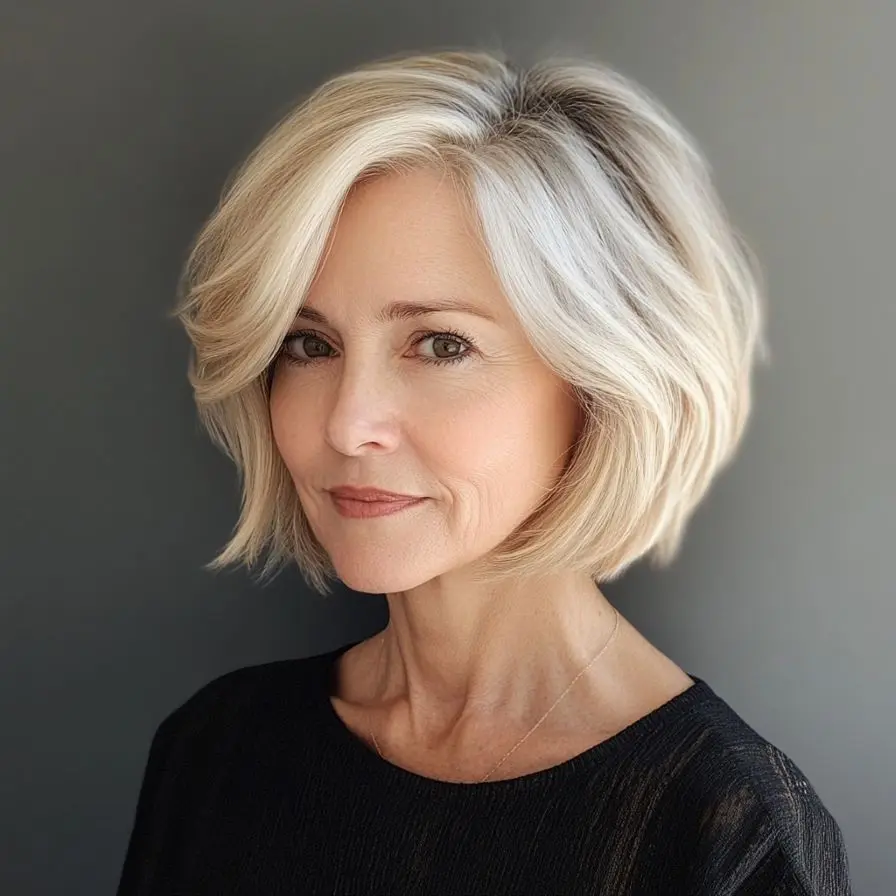 24.ShortLayeredBobwithHighlights