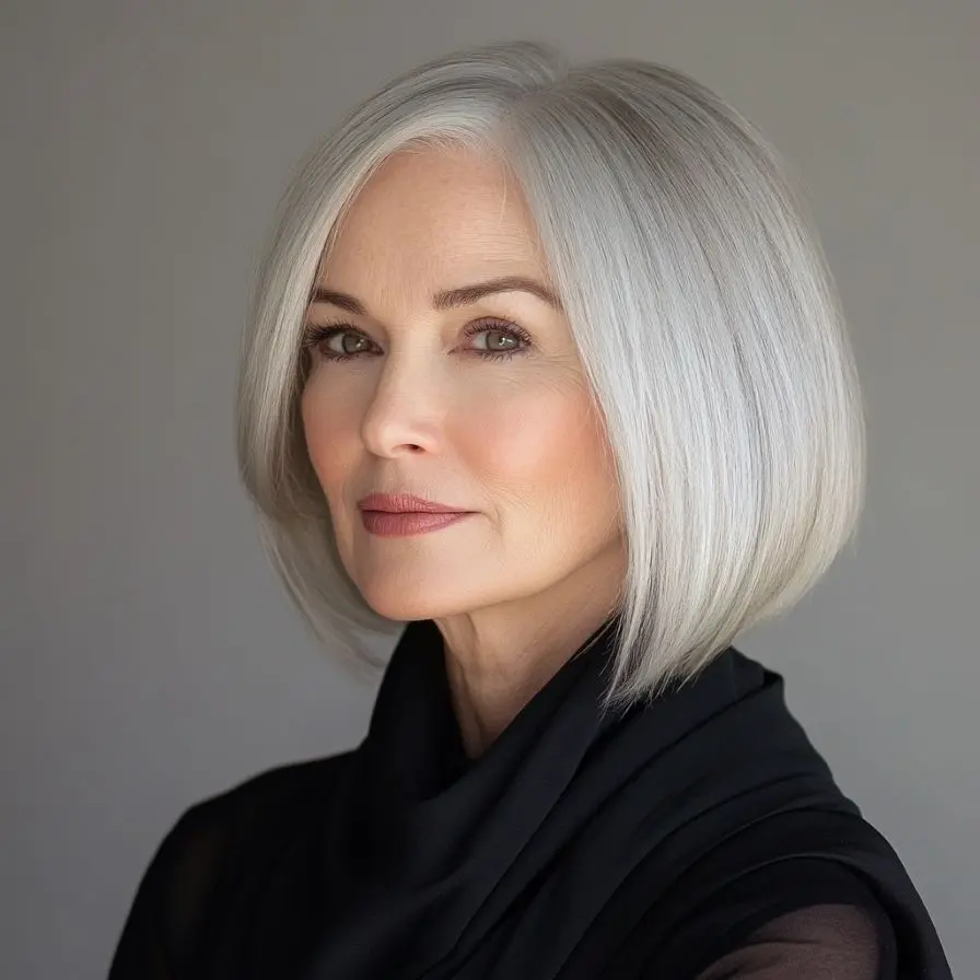 1 Neck Length Bob with Soft Layers